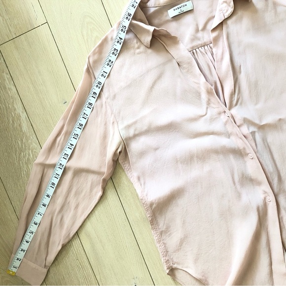 Aritzia Babaton Serge Shirt in Rose Quartz Size S - Picture 4 of 14